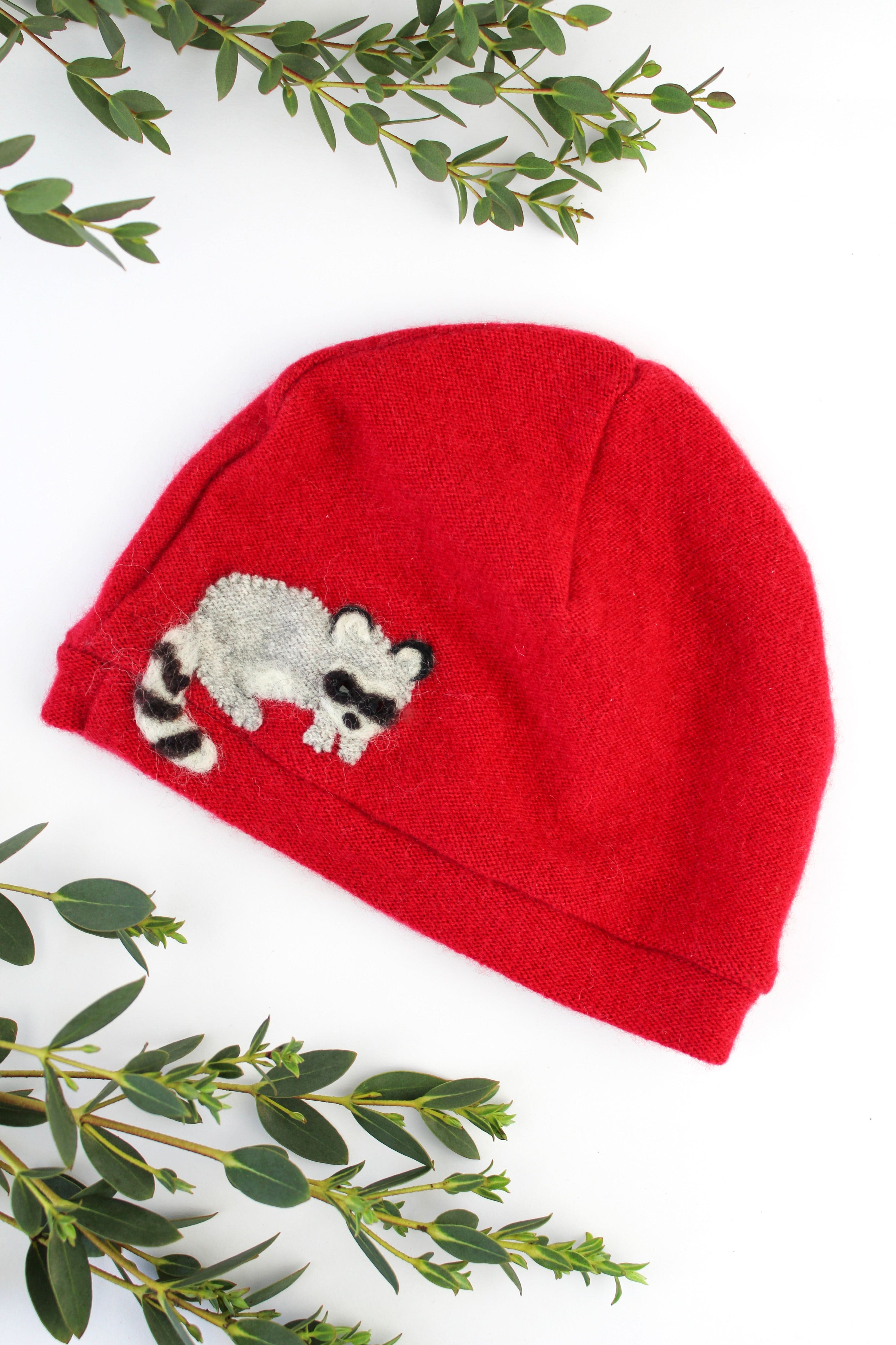 Ash &amp; Rose hat Raccoon Cashmere Hat - Baby