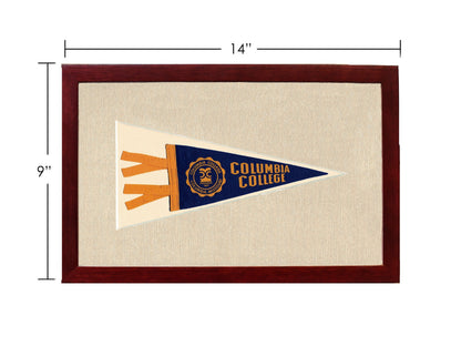 Americana Memories Vintage Pennants and Memorabilia Vintage Columbia College Pennant