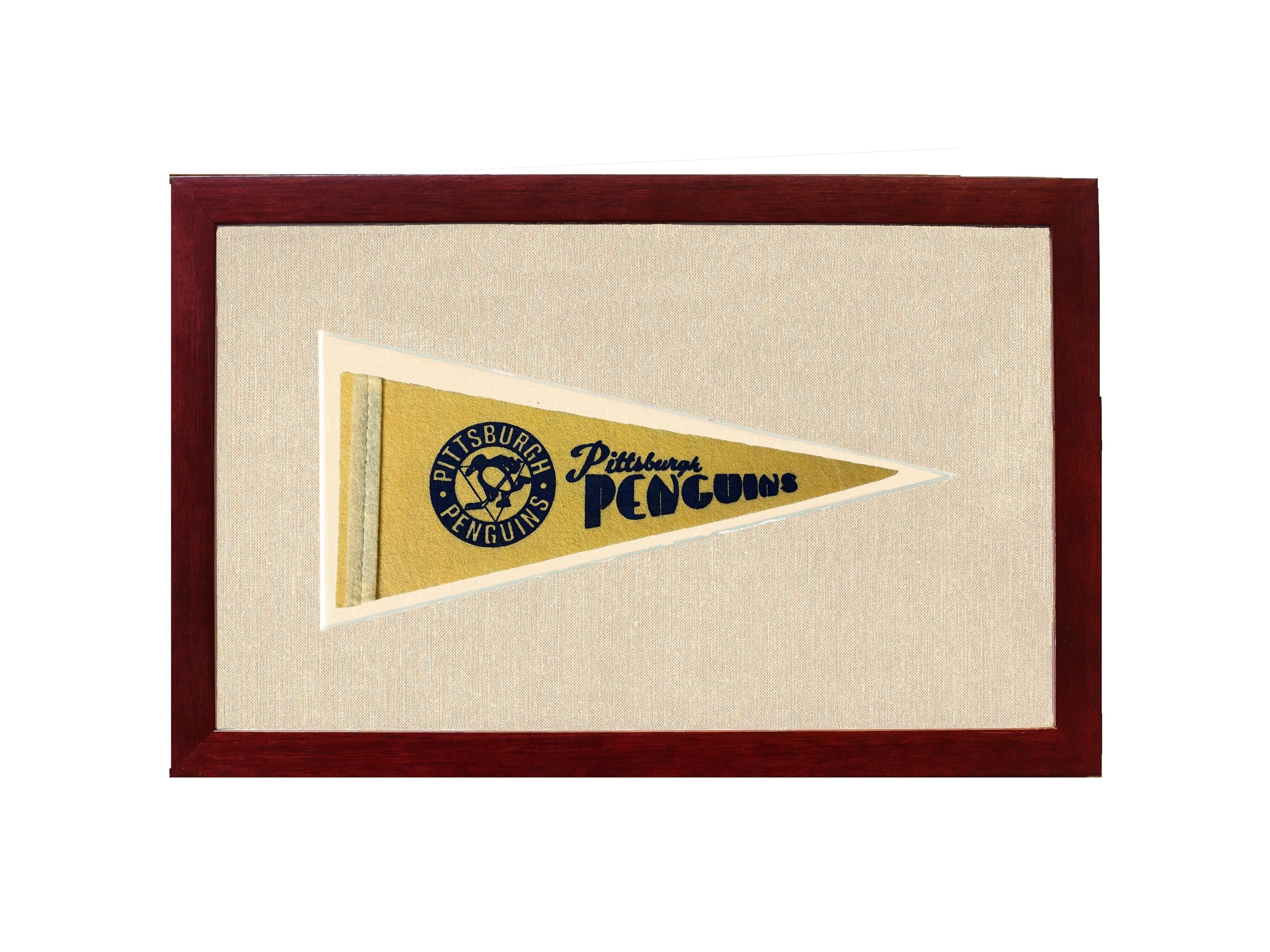 Americana Memories Vintage Pennants and Memorabilia Vintage Pittsburgh Penguins Pennant