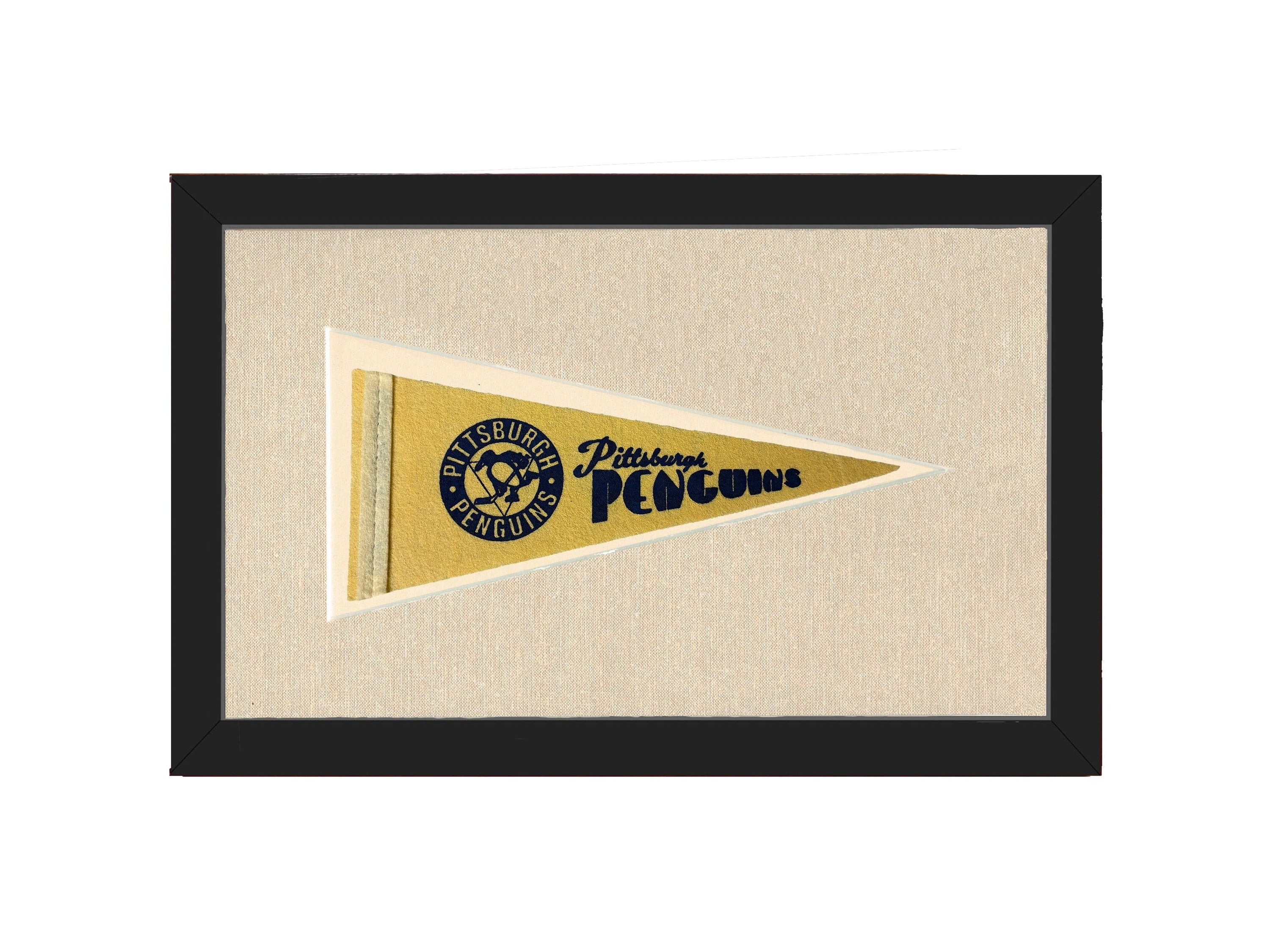 Americana Memories Vintage Pennants and Memorabilia Vintage Pittsburgh Penguins Pennant