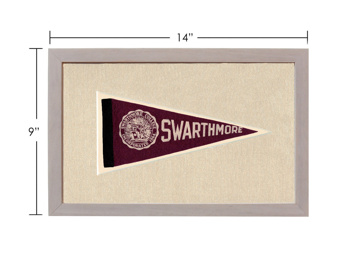Americana Memories Vintage Pennants and Memorabilia Vintage Swarthmore College Pennant