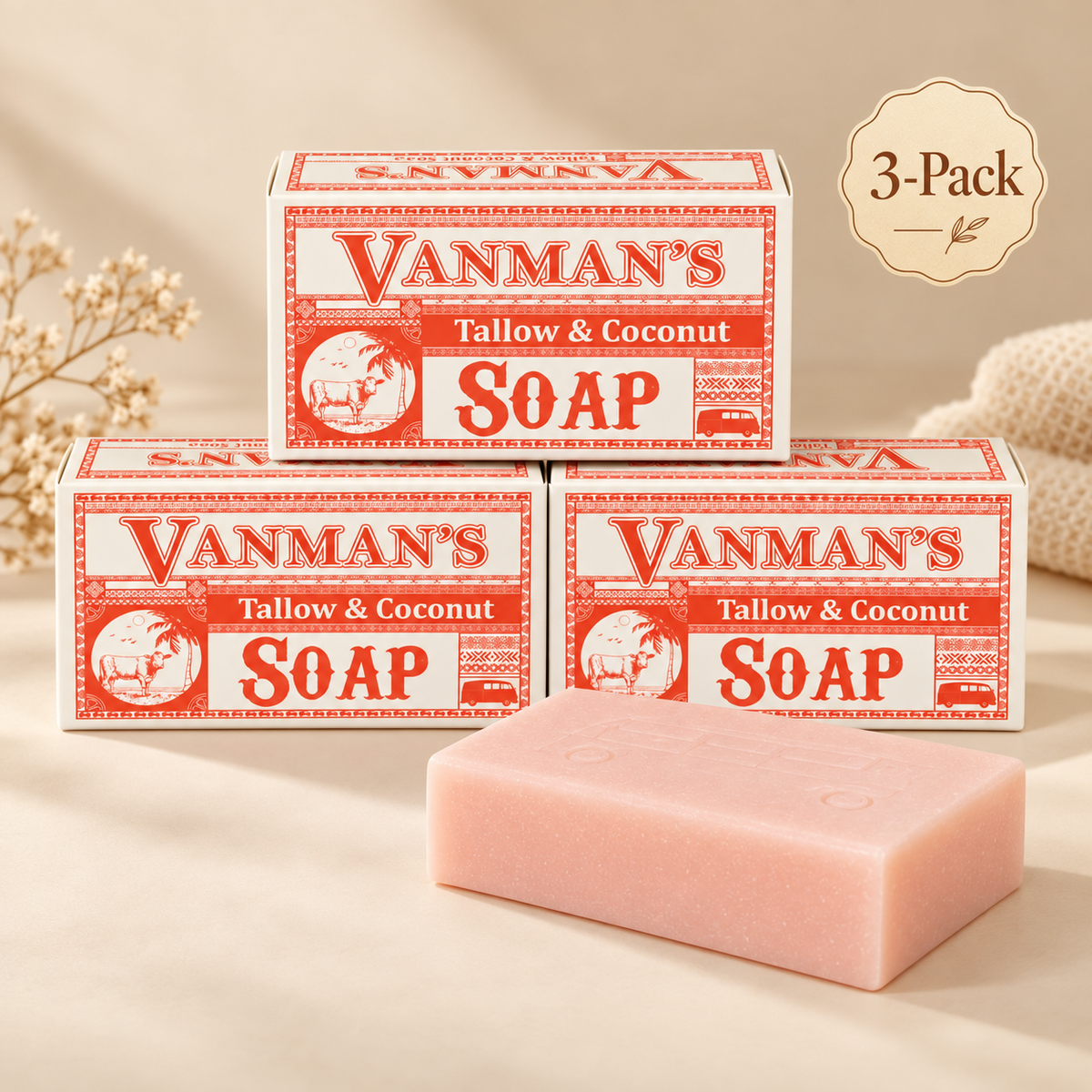 Tallow &amp; Coconut Soap | 3.8 oz