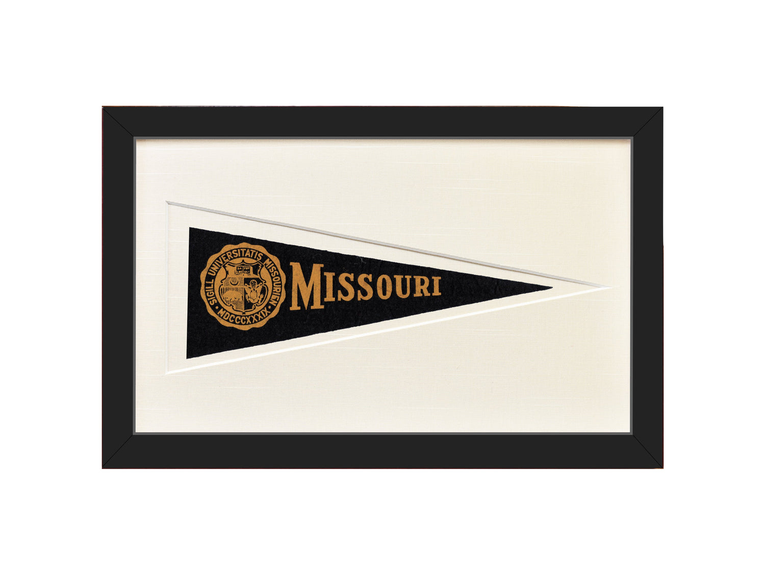 Vintage University of Missouri Hormel Pennant