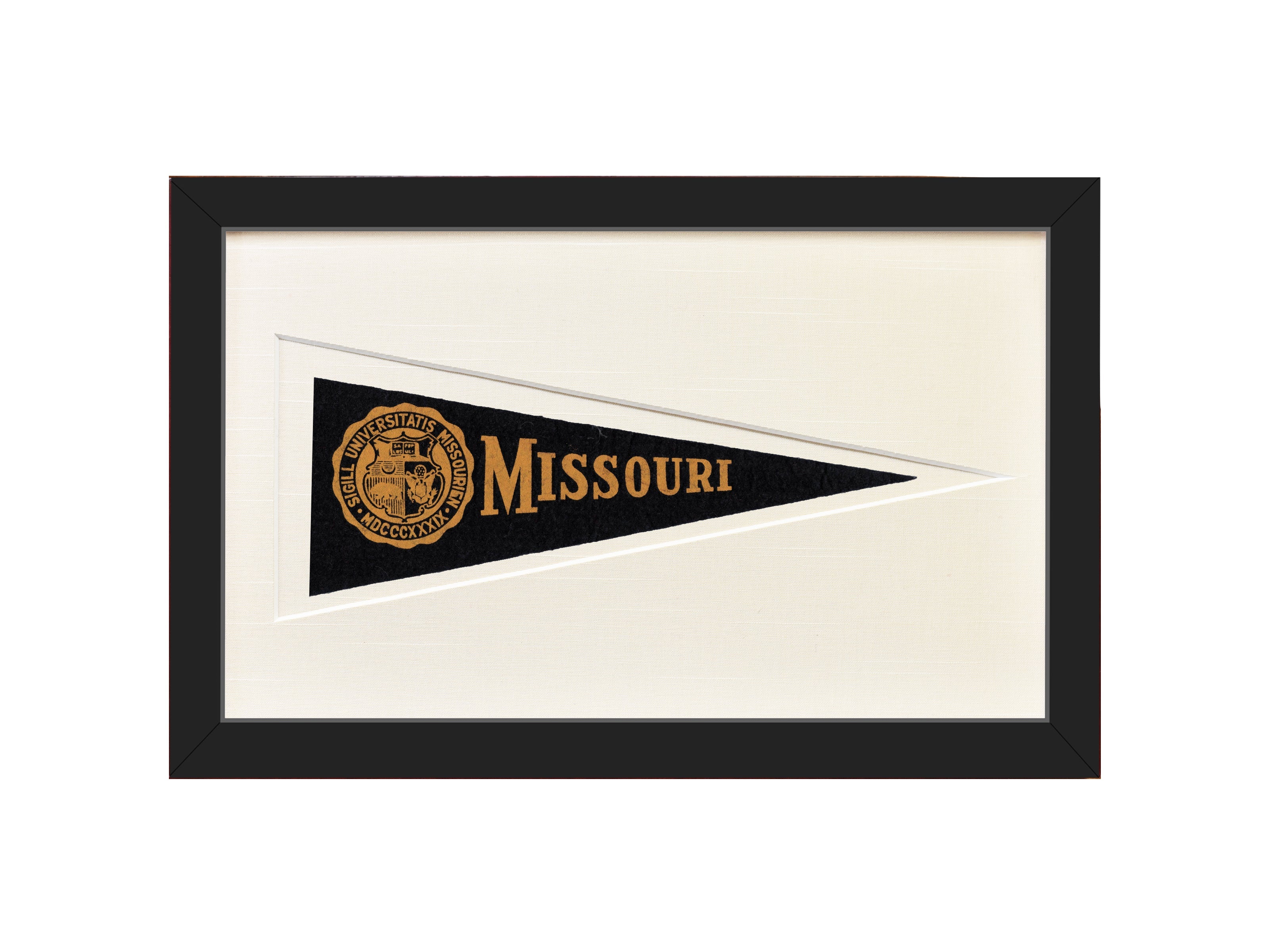 Vintage University of Missouri Hormel Pennant