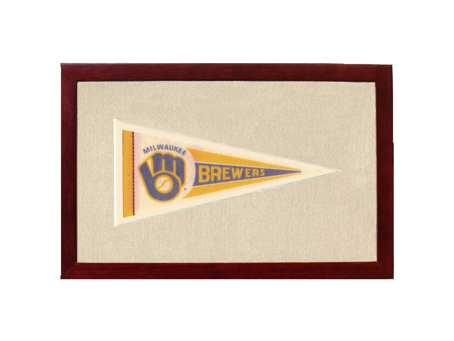 Americana Memories Vintage Pennants and Memorabilia Vintage Milwaukee Brewery Pennant