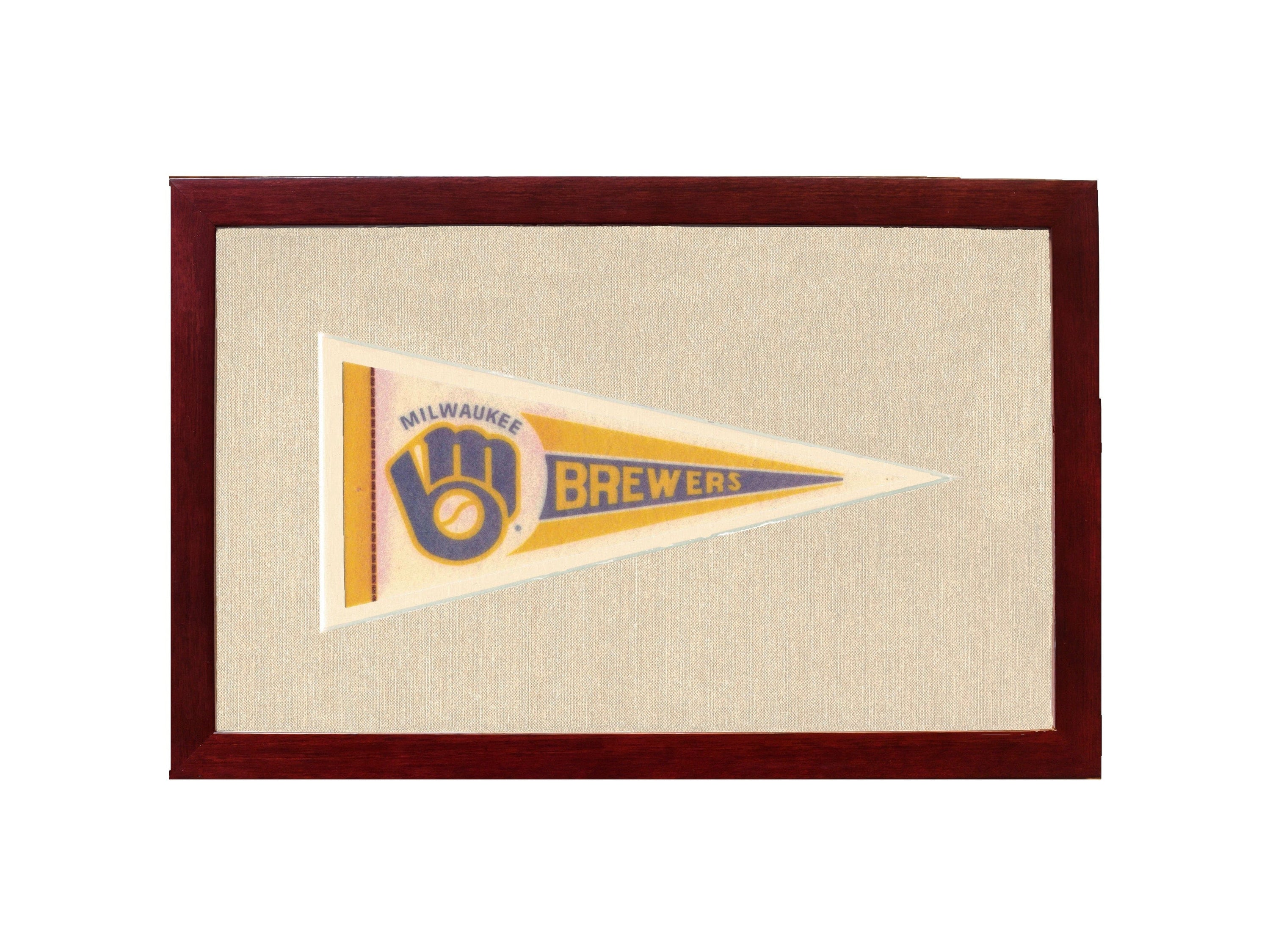Americana Memories Vintage Pennants and Memorabilia Vintage Milwaukee Brewery Pennant