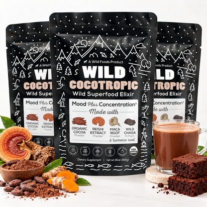 CocoTropic, 32 servings – Organic Mushroom Mix for Energy &amp; Focus