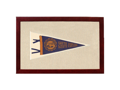 Americana Memories Vintage Pennants and Memorabilia Vintage South Dakota State College Pennant