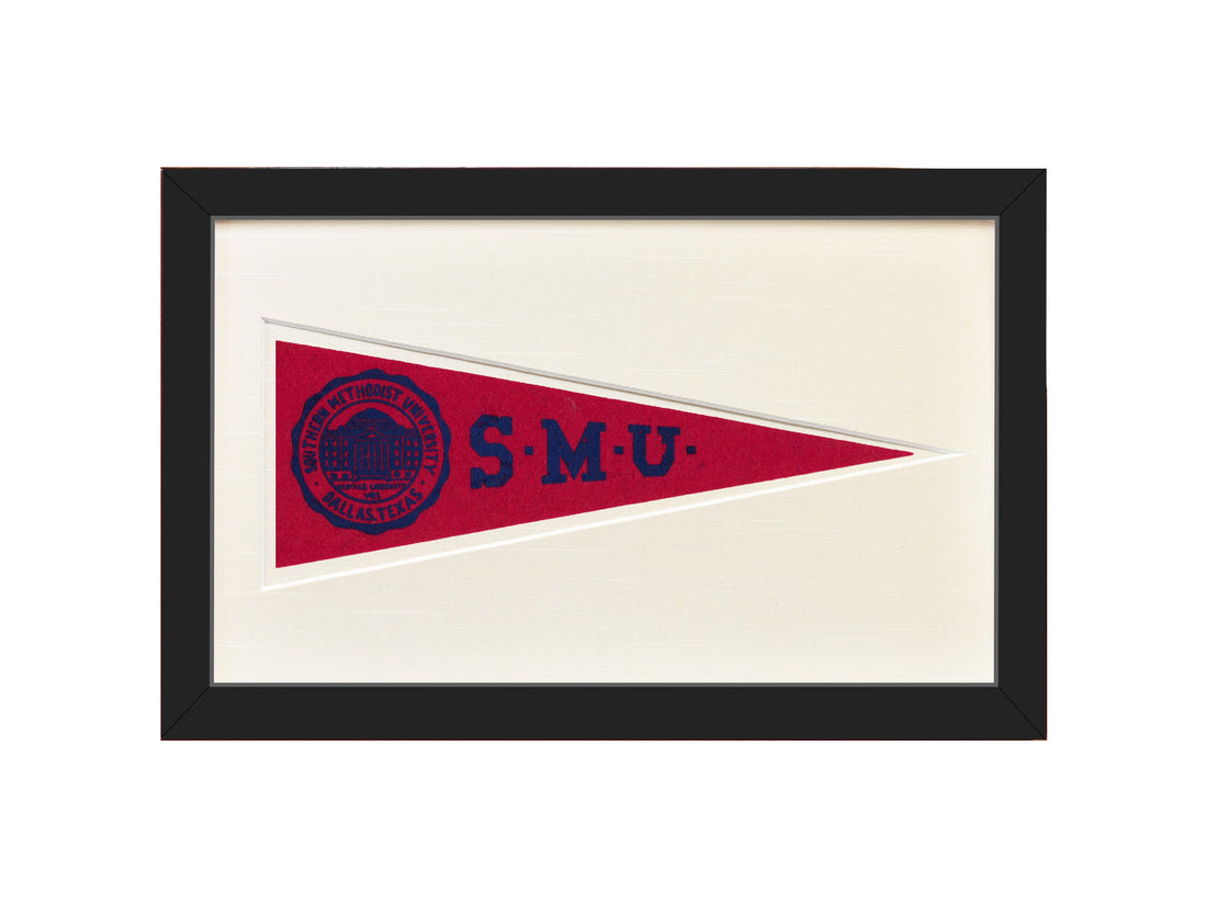 Vintage Southern Methodist University Hormel Pennant