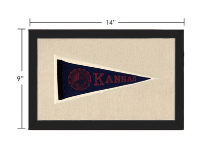 Americana Memories Vintage Pennants and Memorabilia Vintage University of Kansas Pennant