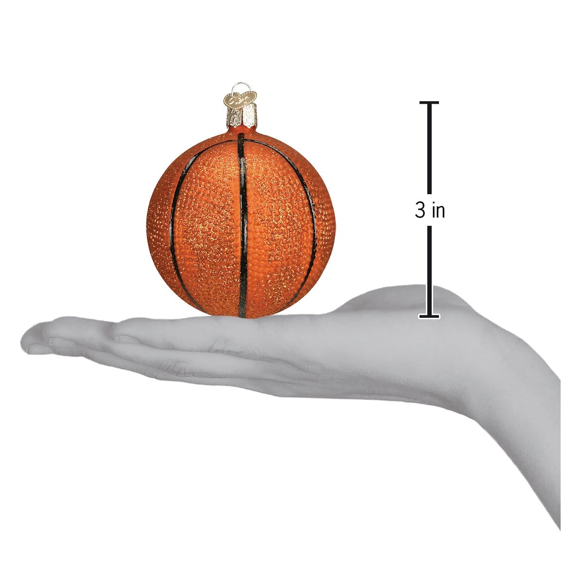 Old World Christmas 3 X 3 X 3 / 44010 Basketball Ornament