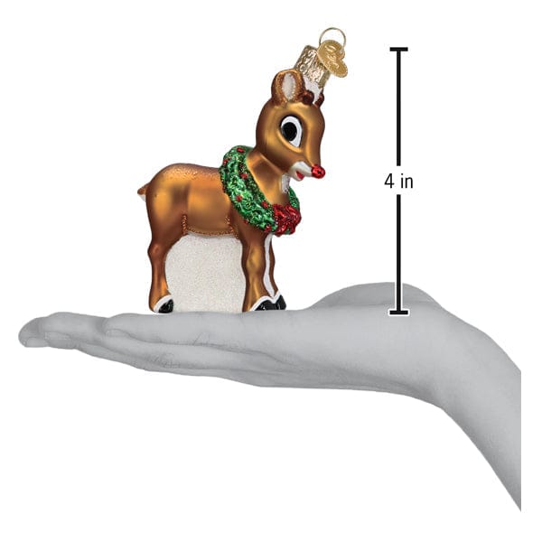 Old World Christmas 4 X 3.25 X 1.5 / 44202 Rudolph The Red-Nosed Reindeer® Ornament