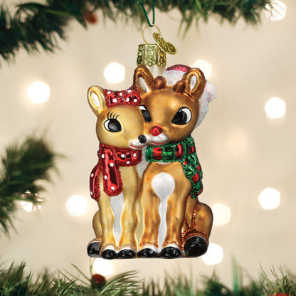 Rudolph® And Clarice™ Ornament - My American Goods
