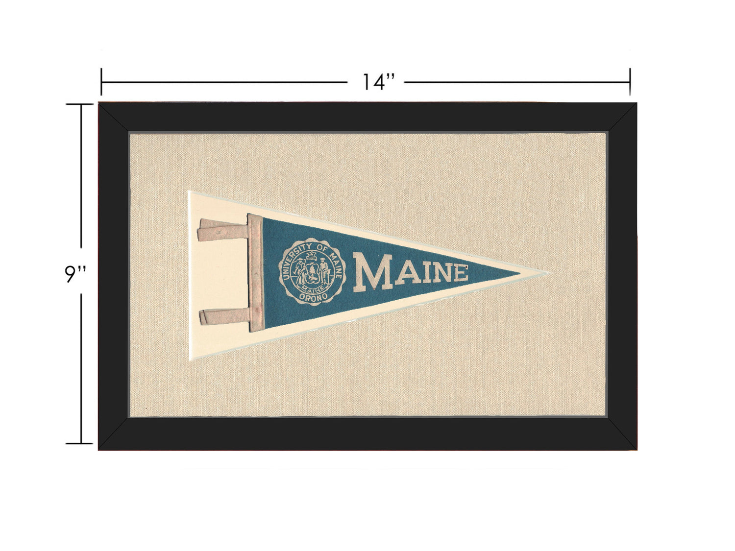 Vintage University of Maine Pennant