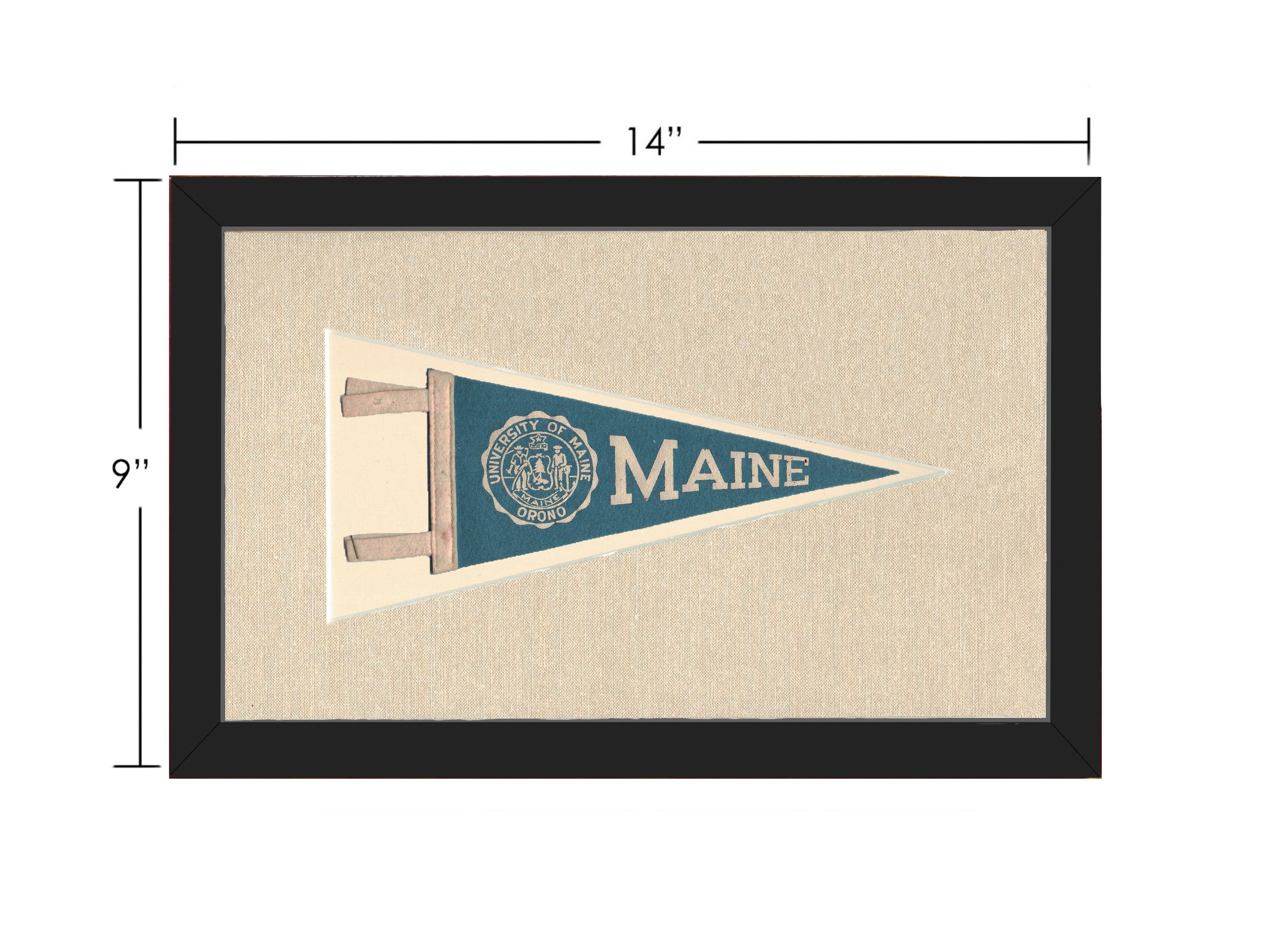 Vintage University of Maine Pennant