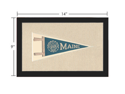Vintage University of Maine Pennant