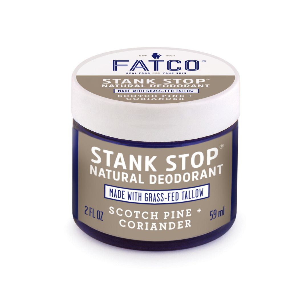 Stank Stop Cream Deodorant, Scotch Pine+Coriander, 2 Oz - My American Goods
