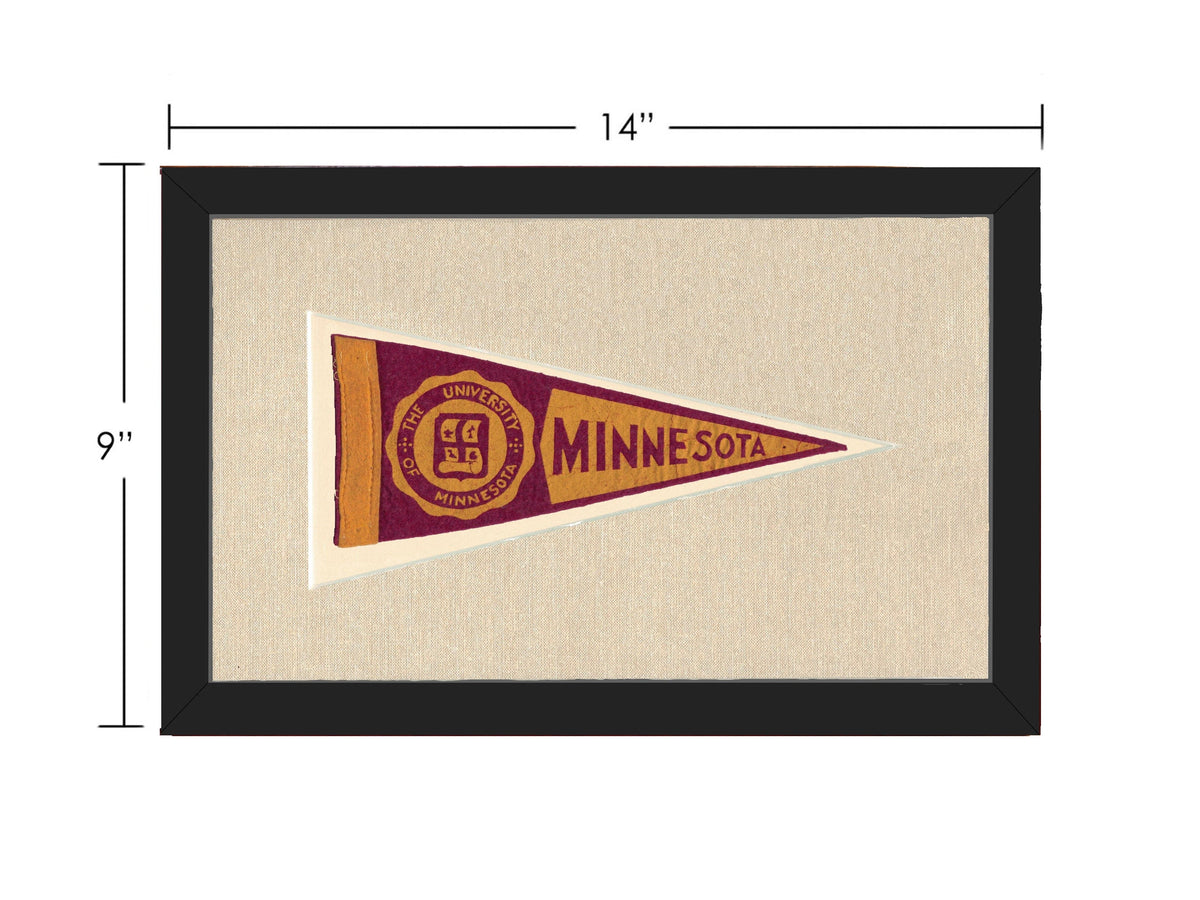 Americana Memories Vintage Pennants and Memorabilia Vintage University of Minnesota Pennant