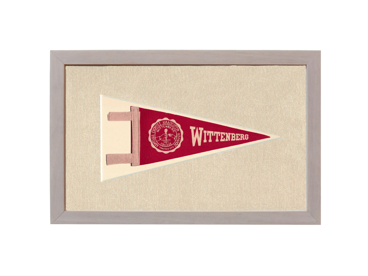Vintage Wittenberg College Pennant