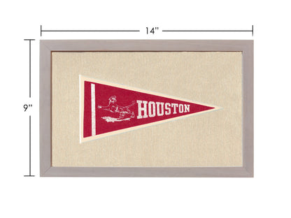 Americana Memories Vintage Pennants and Memorabilia Vintage Houston Pennant