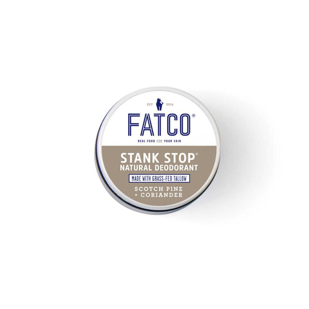 Stank Stop Cream Deodorant, Scotch Pine+Coriander, 1 Oz - My American Goods
