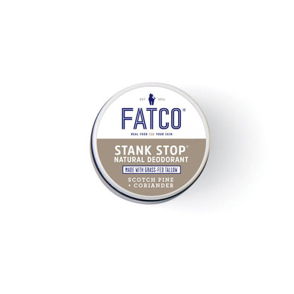 Stank Stop Cream Deodorant, Scotch Pine+Coriander, 1 Oz - My American Goods