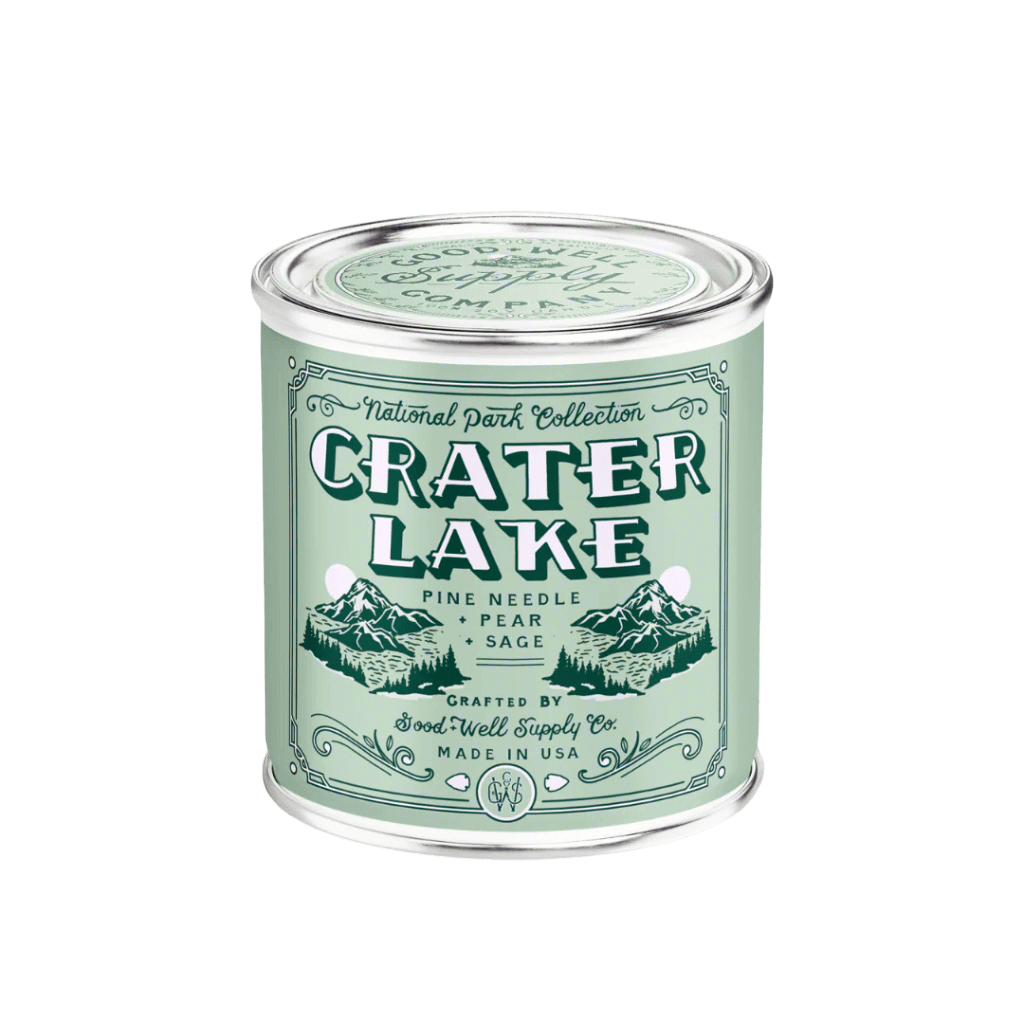 Good &amp; Well Supply Co Candles Crater Lake National Park Candle
