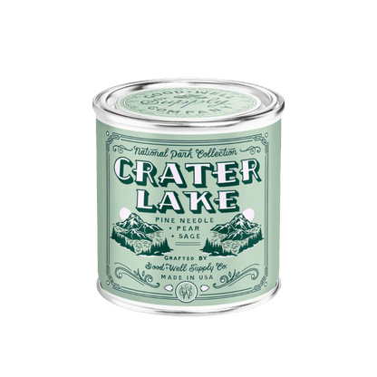 Good &amp; Well Supply Co Candles Crater Lake National Park Candle