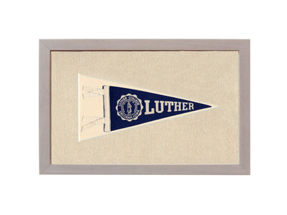 Americana Memories Vintage Pennants and Memorabilia Vintage Luther College Pennant