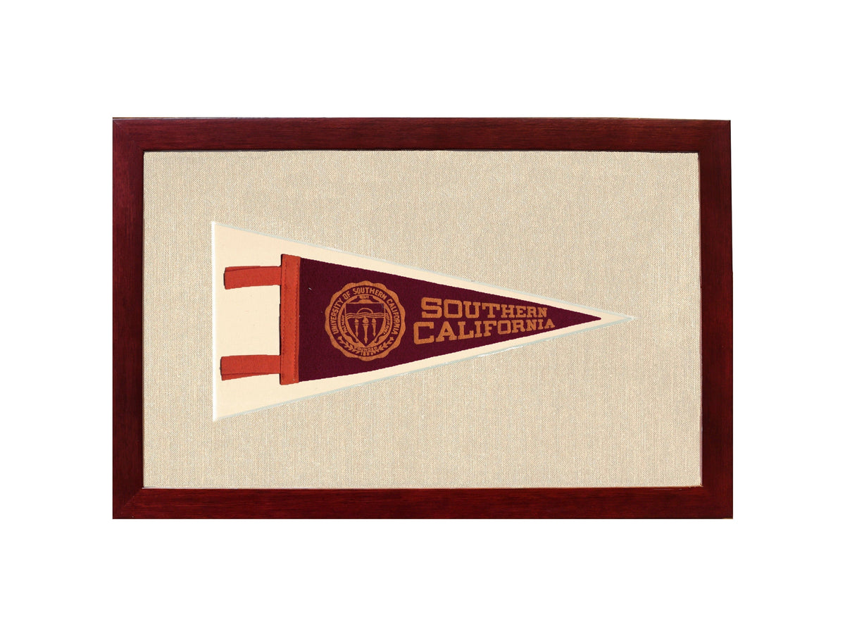 Americana Memories Vintage Pennants and Memorabilia Vintage University of Southern California Pennant