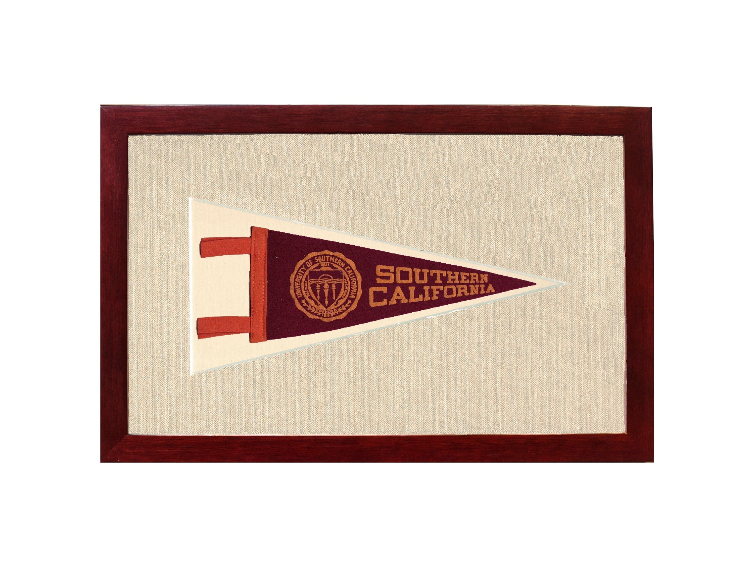 Americana Memories Vintage Pennants and Memorabilia Vintage University of Southern California Pennant