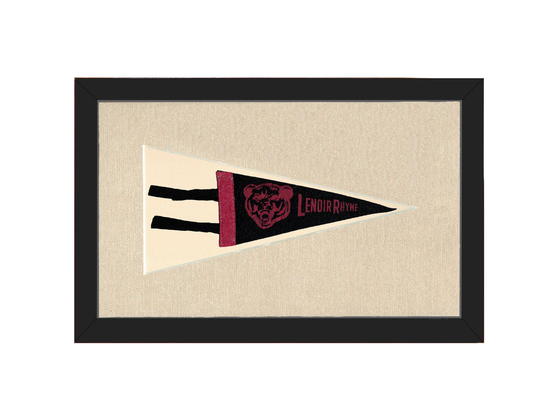 Vintage Lenoir Rhyme Pennant
