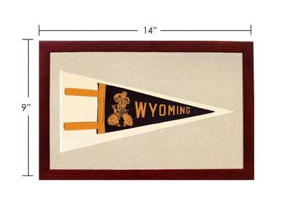 Vintage University of Wyoming Pennant