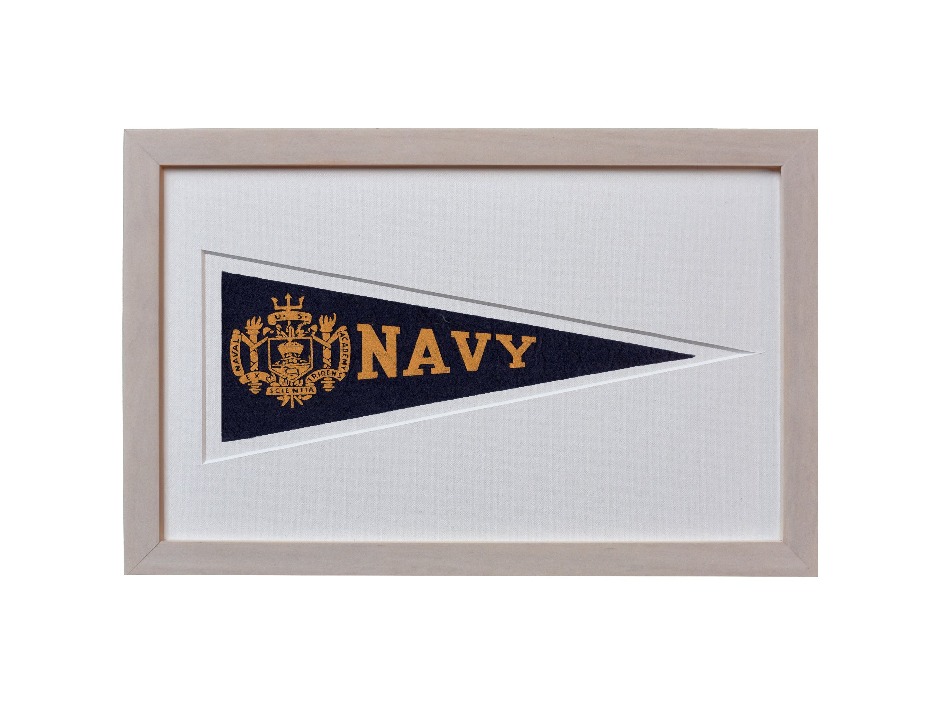 Vintage Navy Hormel Pennant