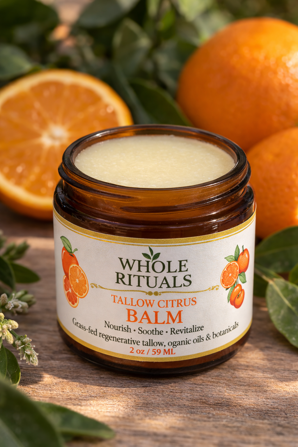 Citrus Tallow Balm – Natural Moisturizing Skin Balm