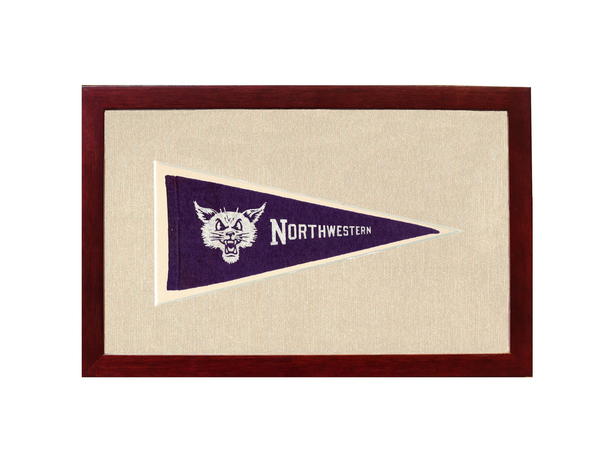 Vintage Northwestern Pennant