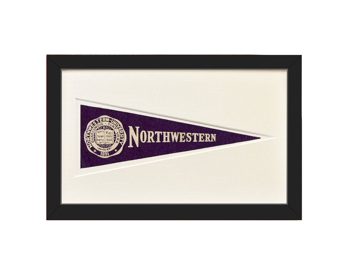 Vintage Northwestern University Hormel Pennant