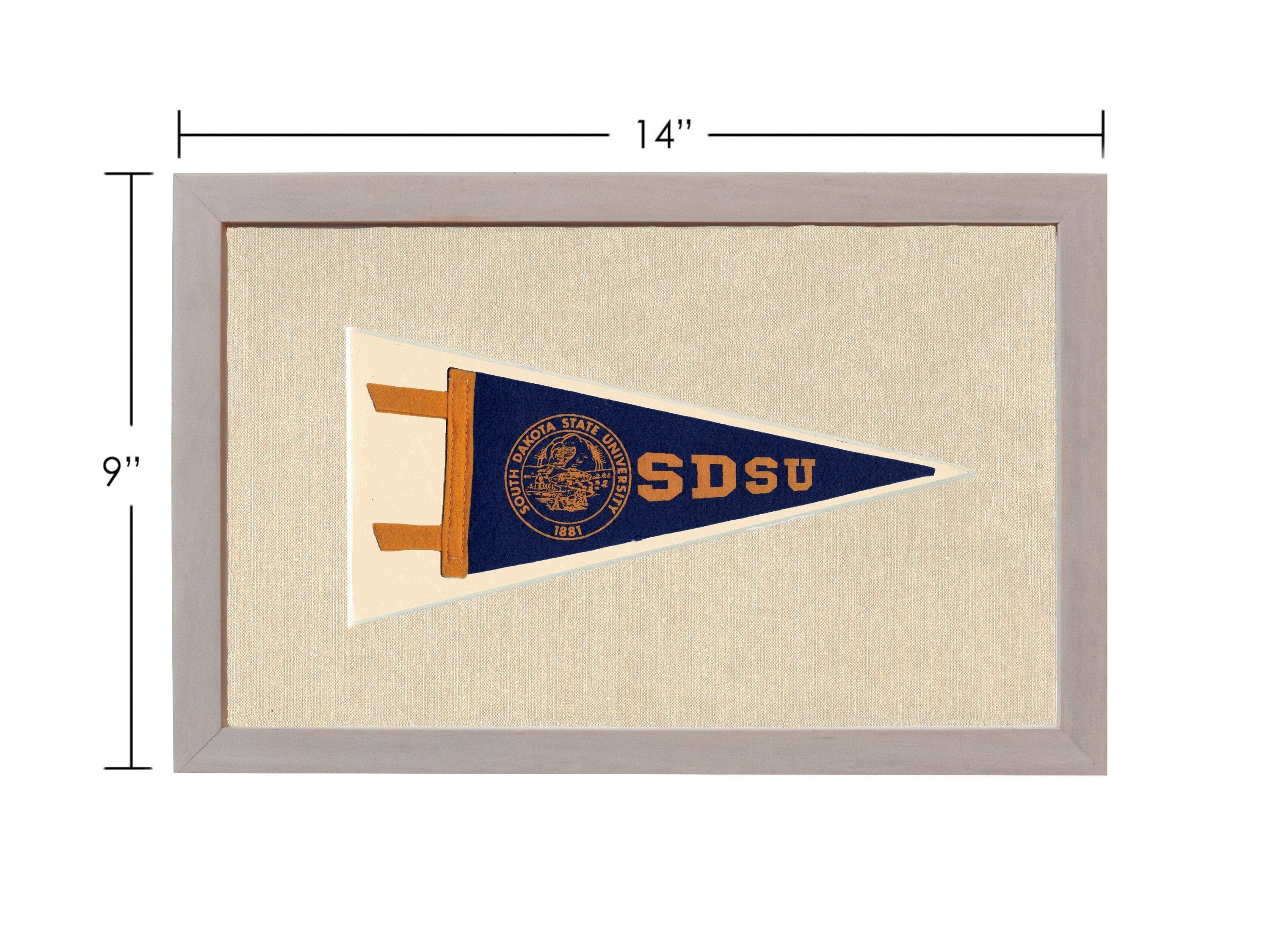 Americana Memories Vintage Pennants and Memorabilia Vintage South Dakota State University Pennant