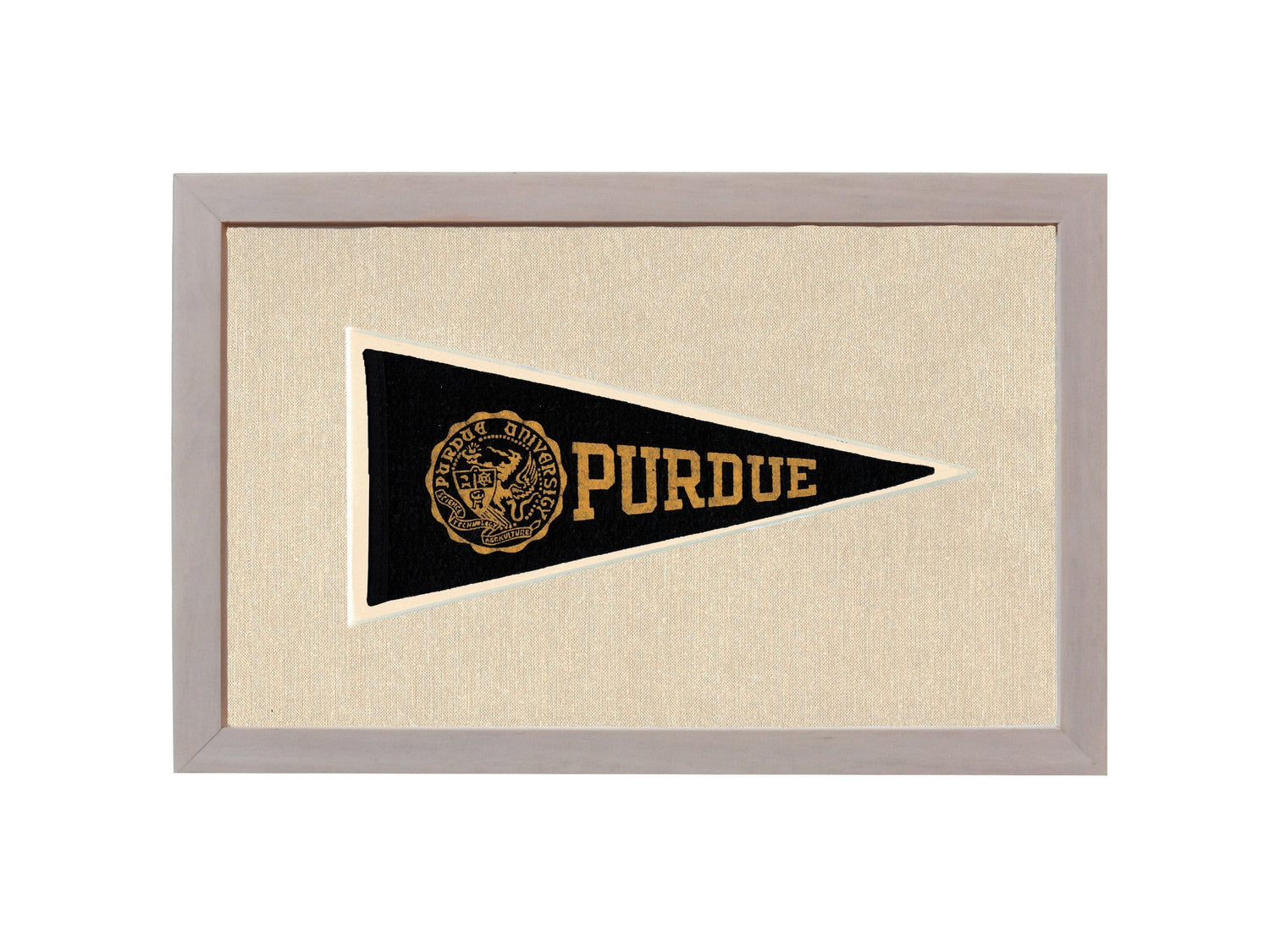 Americana Memories Vintage Pennants and Memorabilia Vintage Purdue Pennant