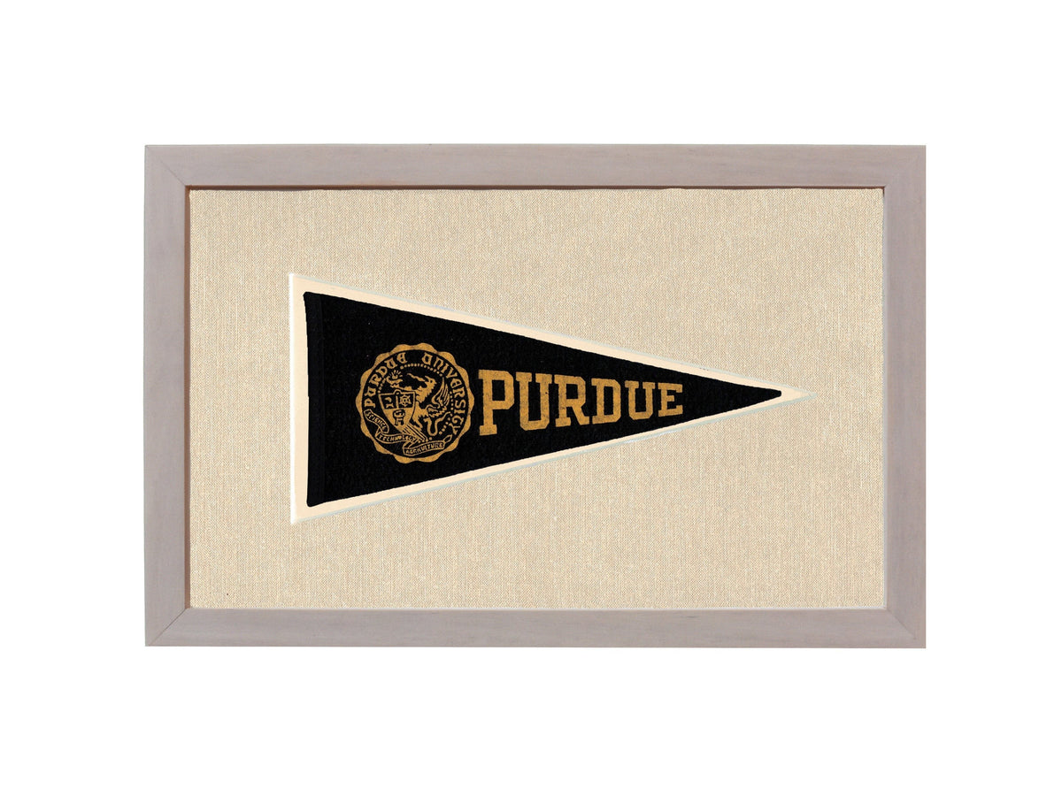 Americana Memories Vintage Pennants and Memorabilia Vintage Purdue Pennant