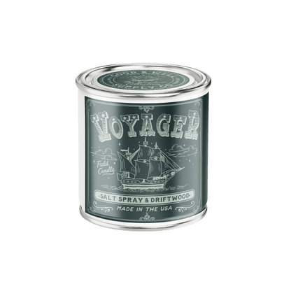 Good &amp; Well Supply Co Candles Half Pint / 8oz / Cotton Wick Voyager Field Candle