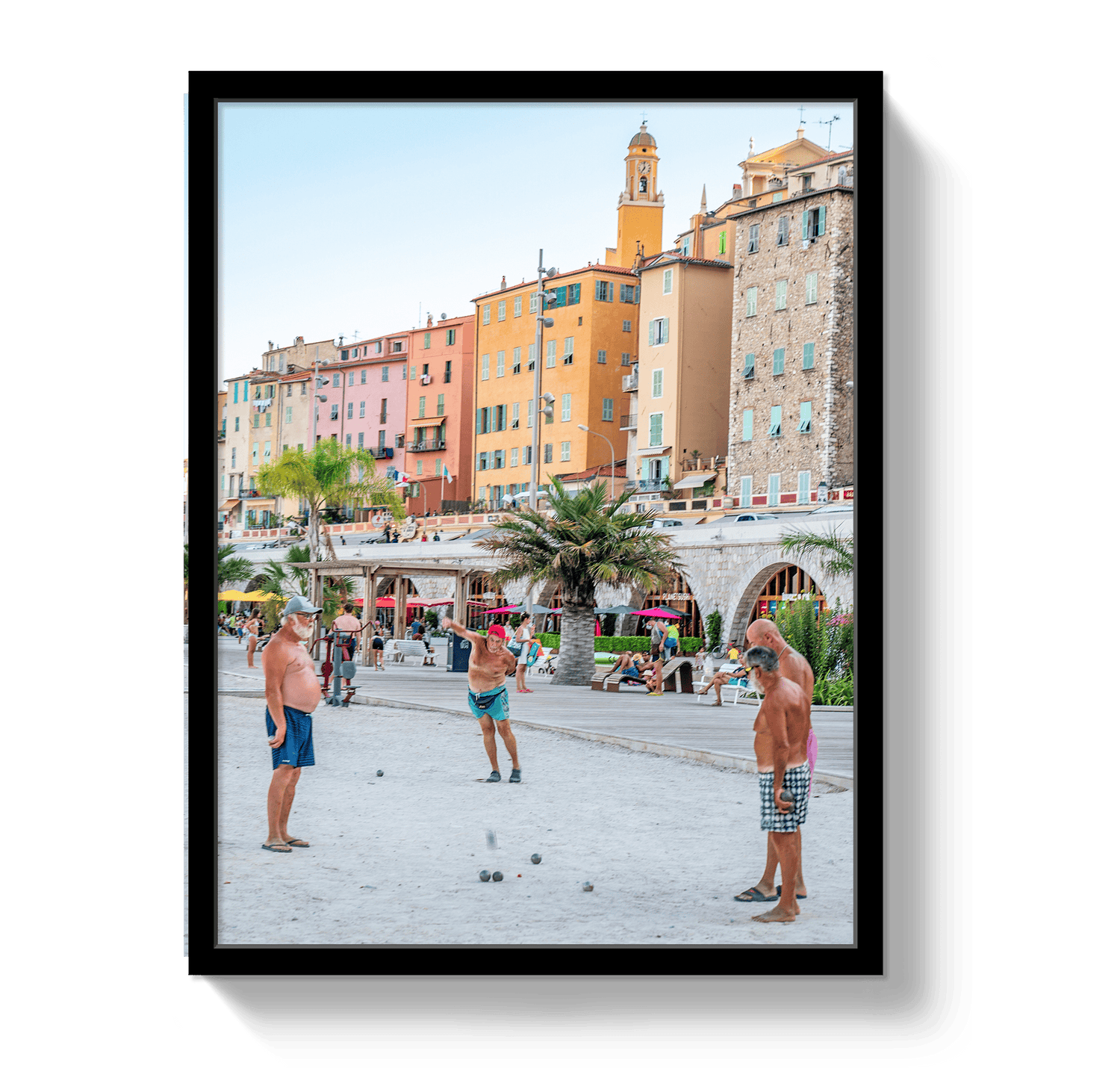 Johnny Vacay Black / 11x14 / Full Bleed Boules Bros