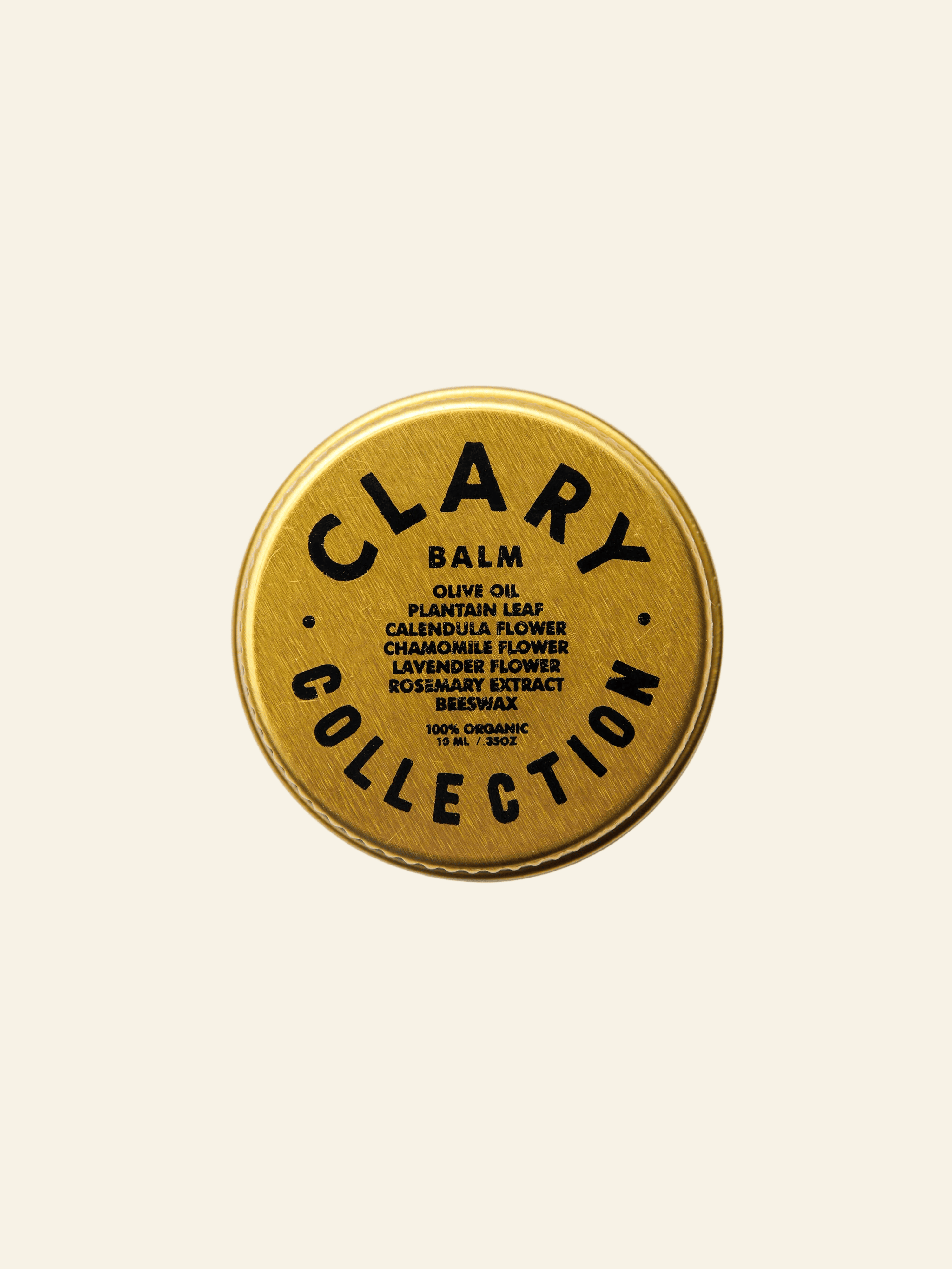 Clary Collection Moisturiser Olive Balm .3oz