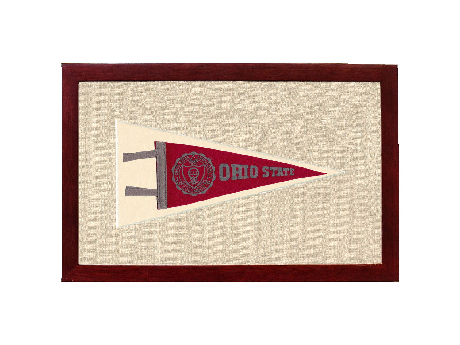 Americana Memories Vintage Pennants and Memorabilia Vintage Ohio State Pennant