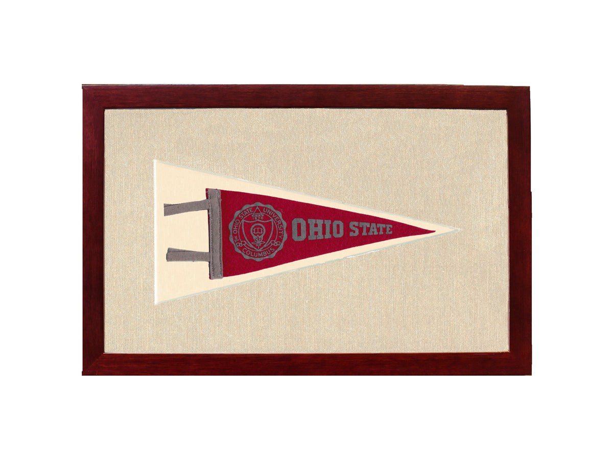 Americana Memories Vintage Pennants and Memorabilia Vintage Ohio State Pennant