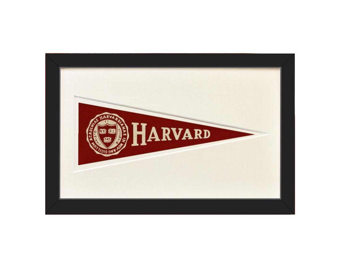 Vintage Harvard University Hormel Pennant