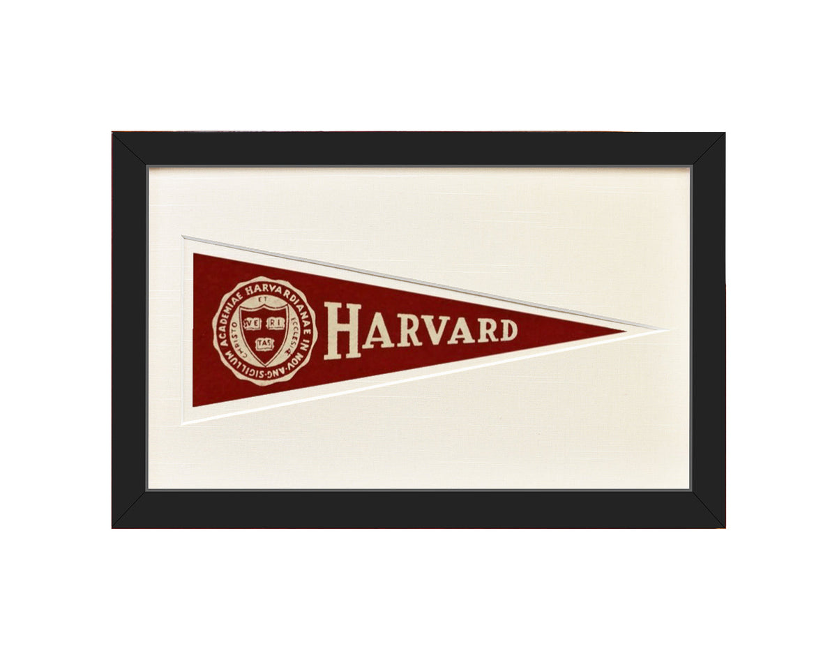 Vintage Harvard University Hormel Pennant