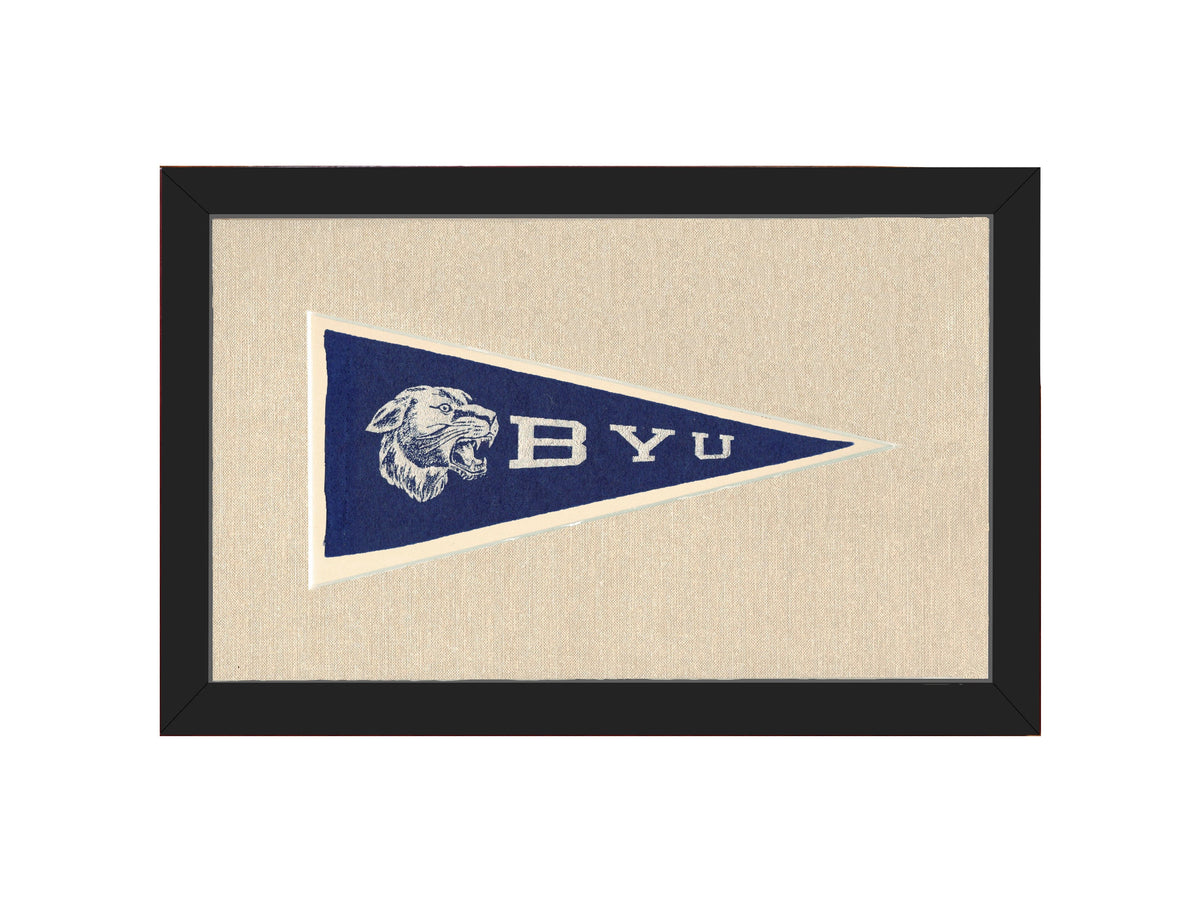 Vintage Brigham Young University Pennant