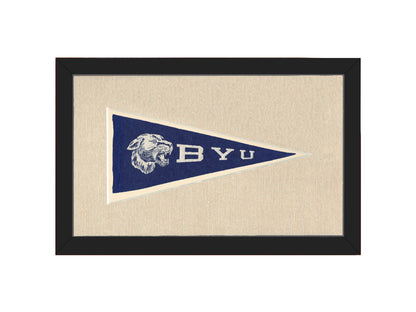 Vintage Brigham Young University Pennant