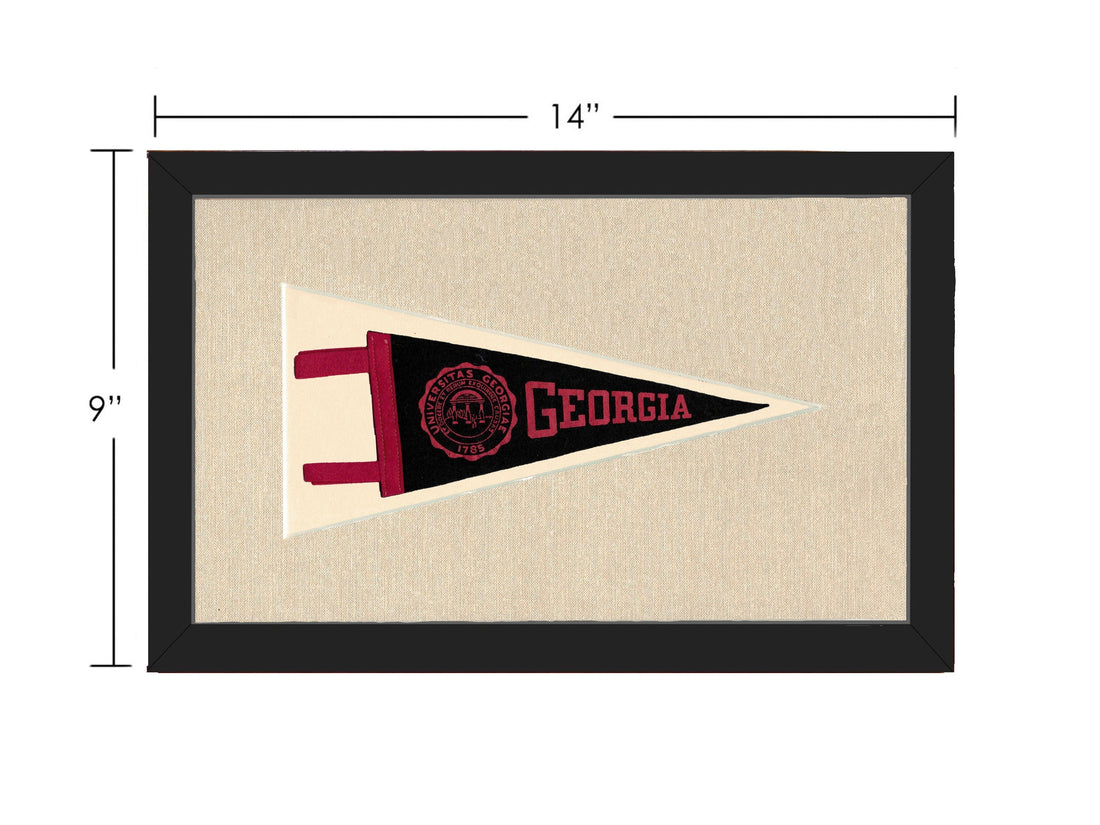 Americana Memories Vintage Pennants and Memorabilia Vintage University of Georgia Pennant